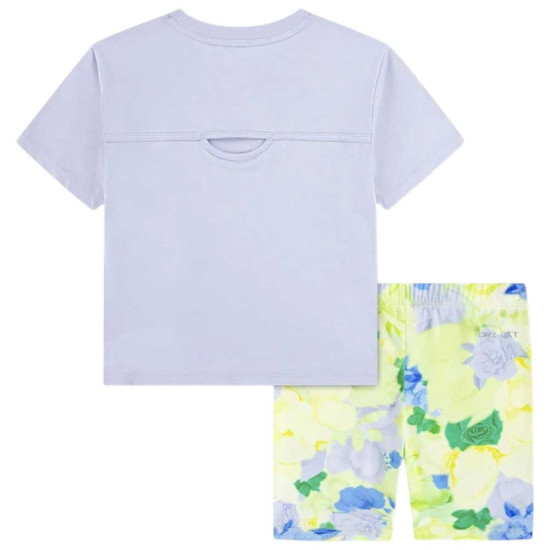 Nike Βρεφικό σετ Girls' Move with Nature T-Shirt and Bike Shorts Set